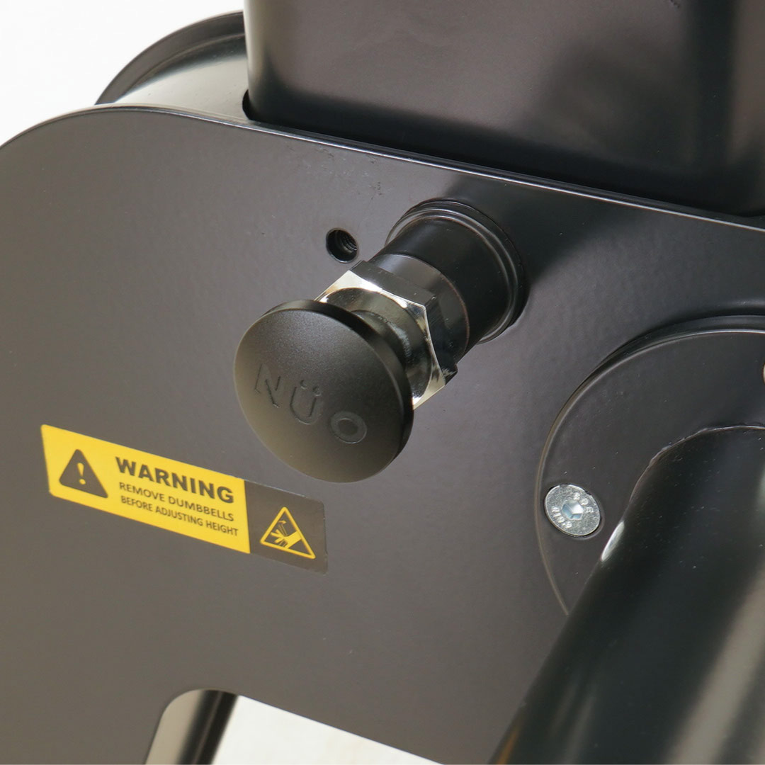 高さ調節ノブアップ ブラック